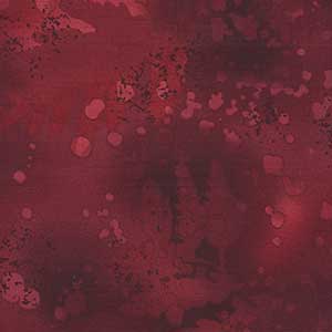 Fossil Fern - Red Blender 108" Wide Back by Benartex